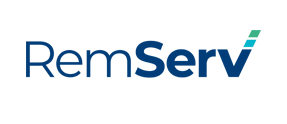 Remserv logo.