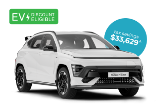 Hyundai Kona Electric N Line Auto 2WD MY25 novated leasing with RemServ today.