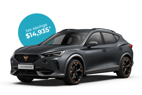 CUPRA Formentor VZx Auto 4Drive MY24 novated leasing through RemServtoday.
