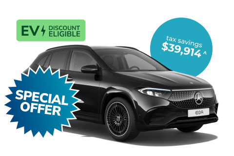 Mercedes-Benz EQA novated leasing through RemServ today. Contact us.