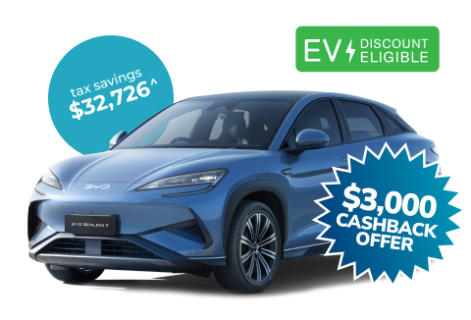 BYD Sealion 7 Premium novated leasing through RemServ, contact RemServ today!
